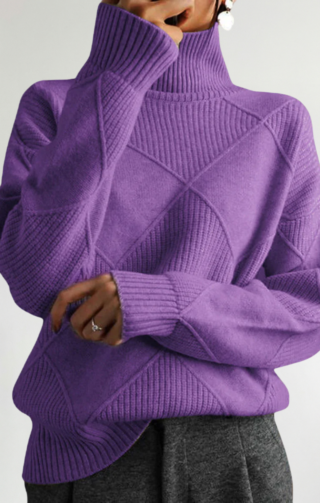 Ángela | Suéter de cuello alto