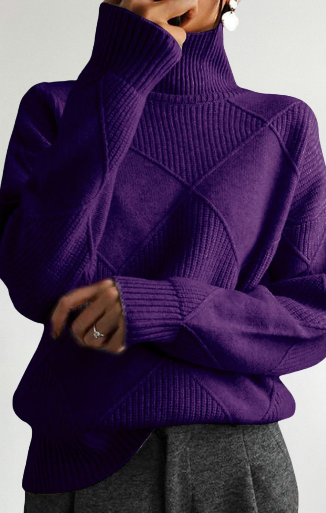 Ángela | Suéter de cuello alto