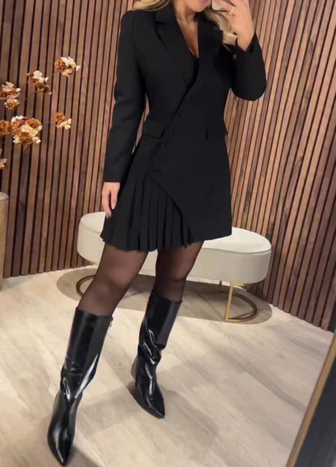 Vestido moderno y elegante