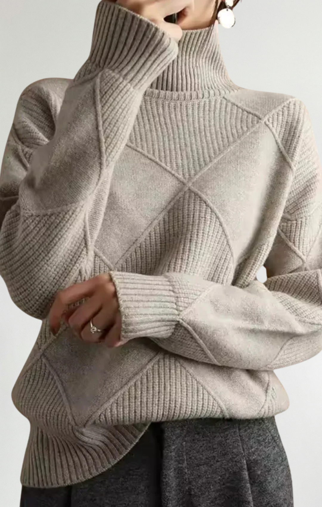 Ángela | Suéter de cuello alto