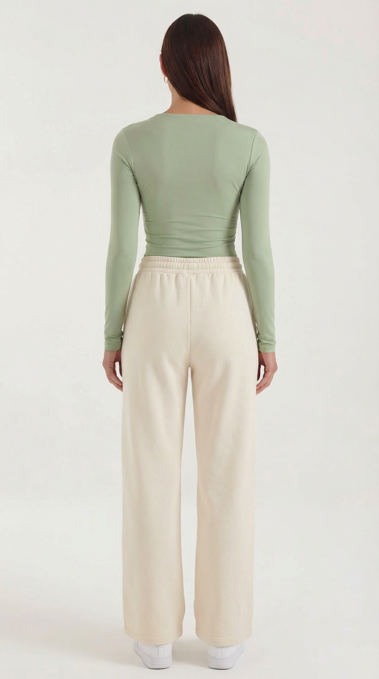 Top corto de manga larga Karen